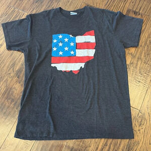 Ohio State American flag shirt XL